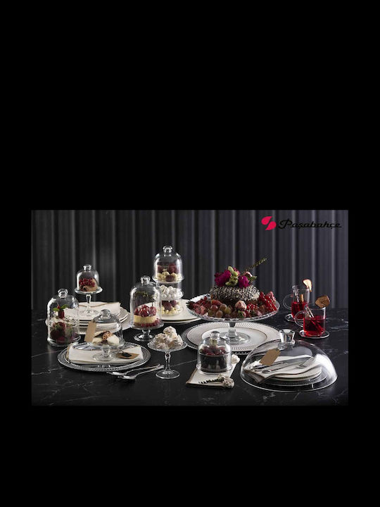 Pasabahce Patisserie Cake Stand Transparent 32x15.3cm