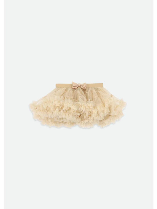 Kids Skirt Tulle Tulle Beige