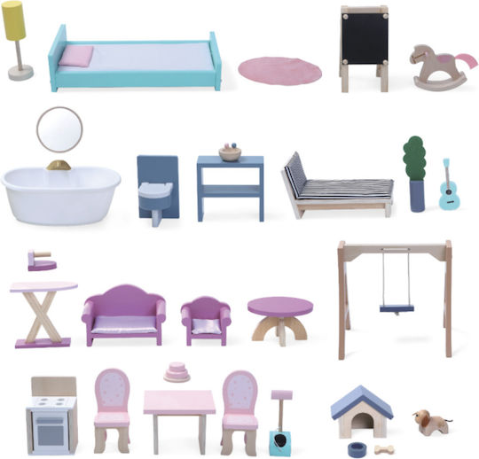 Gerardo’s Toys Ξύλινο Κουκλόσπιτο