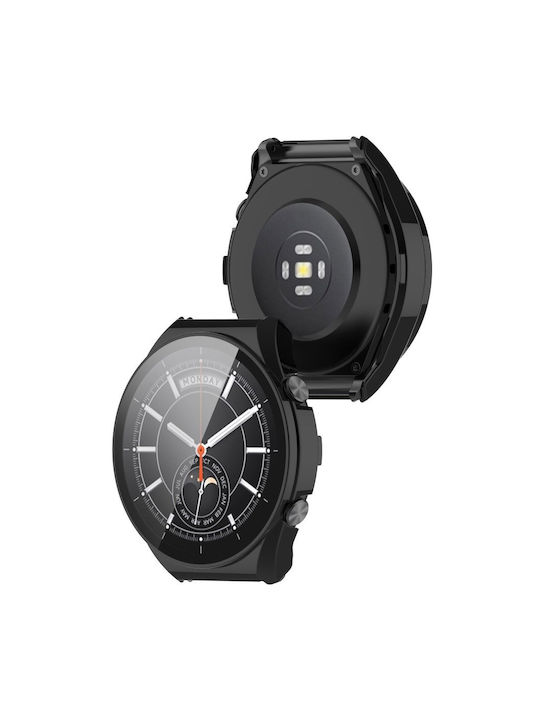 Tragbare Hülle + Glas 2 1 Xiaomi Uhr S1 Schwarz