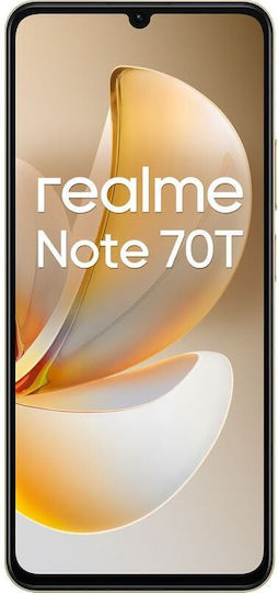 realme Note 70T ゴールド 4GB/256GB realme Note 70T ゴールド 4GB/256GB realme 70T (256 GB, Beach
