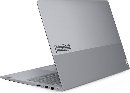 Lenovo ThinkBook 16 G8 IAL 16" IPS FHD+ (Ultra 5-225U/16GB/512GB SSD/Без операционна система) Арктическо сиво (BG Клавиатура)