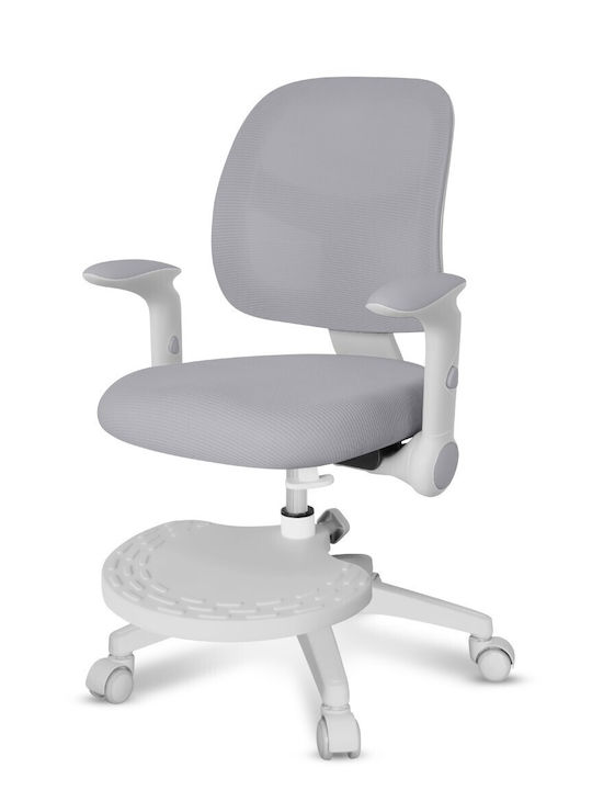 Desk Chair with Armrests Gray