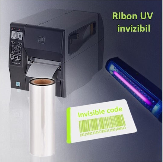Invisibil Uv Banda Galbenă pentru Puncte de Tăiere Lățime 110 Mm Diametru 25 Mm