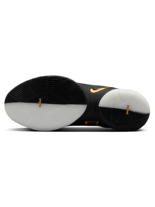LeBron 22 Low Basketball Shoes White / Black / Metallic Gold