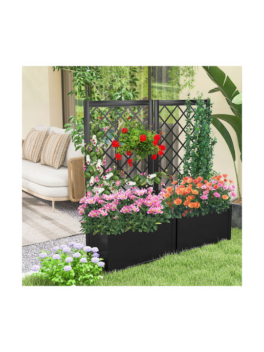 Costway Planter Box Metallic Pink