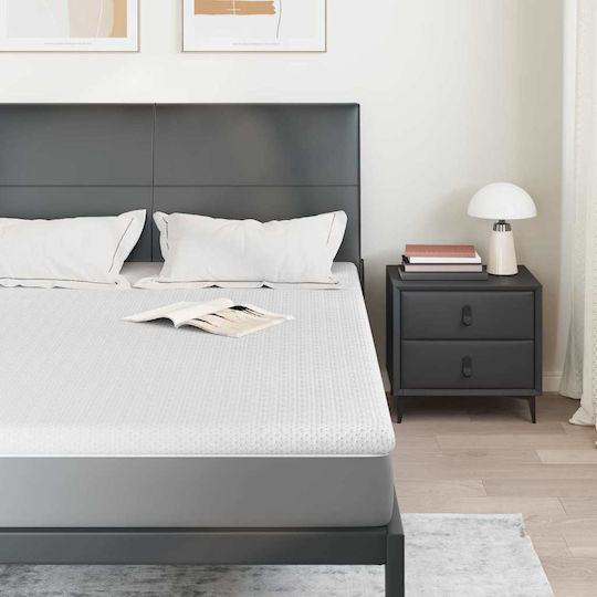 vidaXL Mattress Topper Double Polyester 140x190x6cm