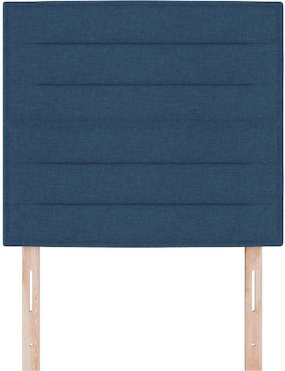 vidaXL Kopfteil für Bett Stoff Blau 100x88 cm