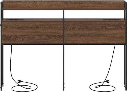 vidaXL Tăblie De Pat Din Lemn Maro Stejar 150x98cm
