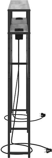 vidaXL Tăblie De Pat Din Lemn Gri Sonoma 138x98cm