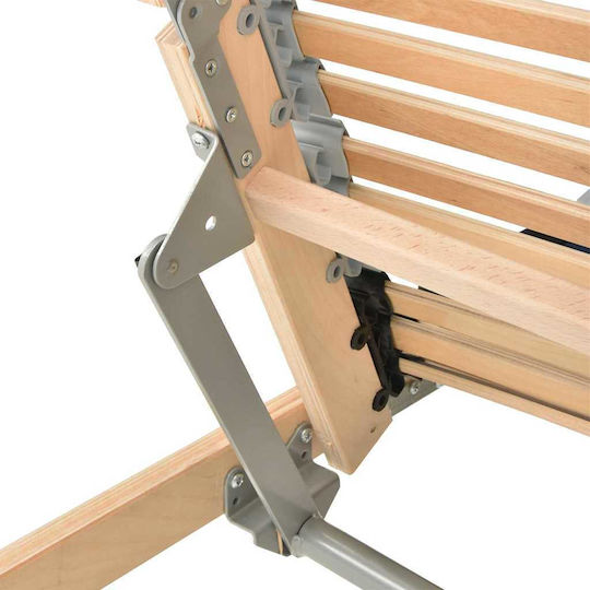 Ergonomischer Rahmen für Einzelbett 70x190cm