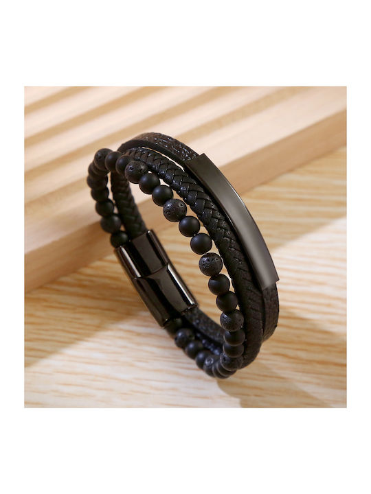Legend Accessories Мъжка Гривна от Кожа 23см