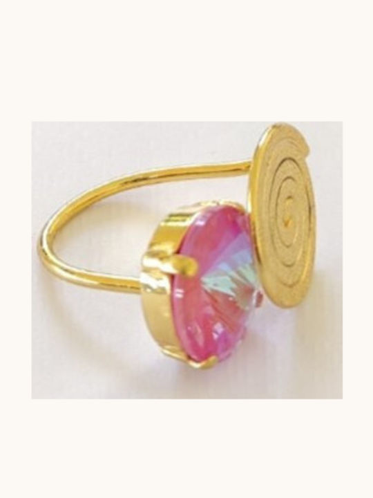 Loua Jewels Ring with Stones Gold Plated