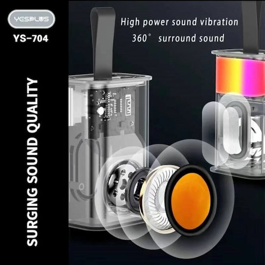 Yesplus Cyberpunk Ys-704 Bluetooth Speaker Black