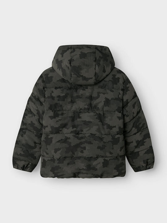 Kids' Casual Jacket Short with Hood Black