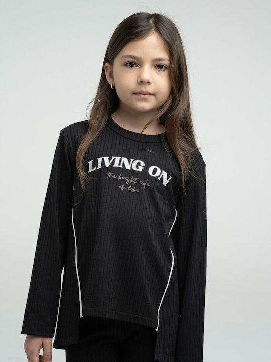 Kids' Set with Leggings Winter 2pcs Black