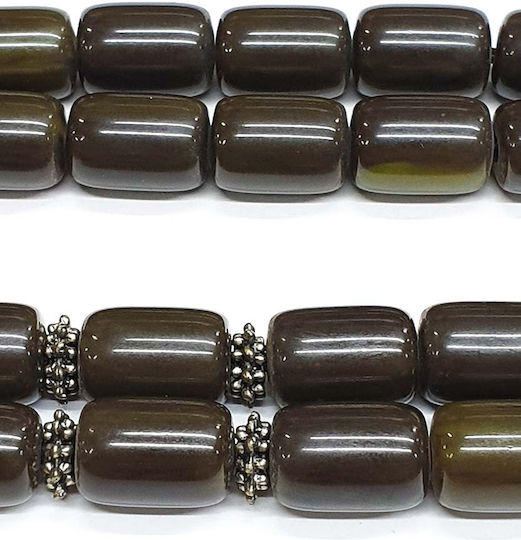 Roloi Komboloi Resin Worry Beads with 21 Beads Green 33cm