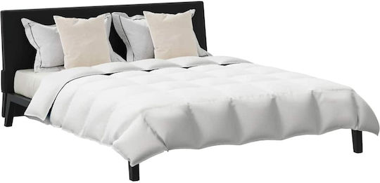 vidaXL Bettdecken-Set Doppelbett 200x220cm White 3Stück