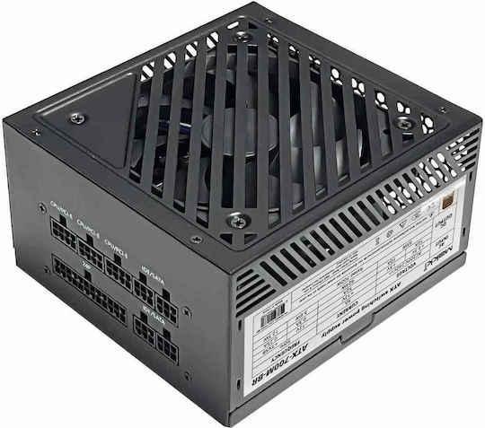 Makki 700W Μαύρο Τροφοδοτικό Υπολογιστή Full Modular 80 Plus Bronze (MAKKI-ATX-700M-BR)