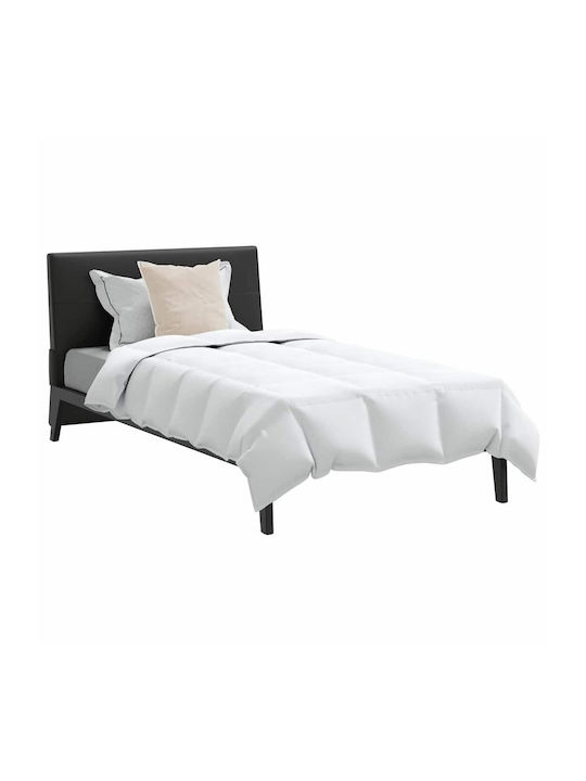 vidaXL Bettdecken-Set Einzelbett Daunen 155x200cm White 2Stück