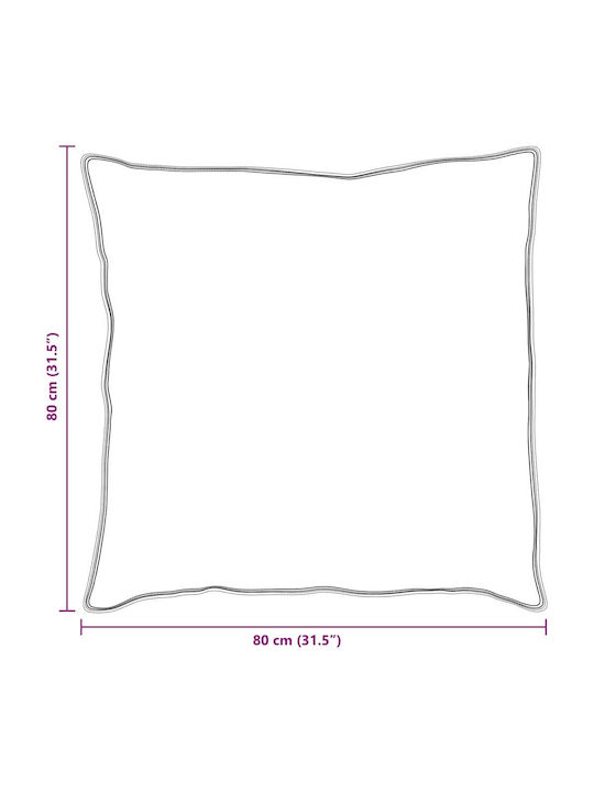 vidaXL Set Pilotă Single De Puf 155x200cm Alb 2buc