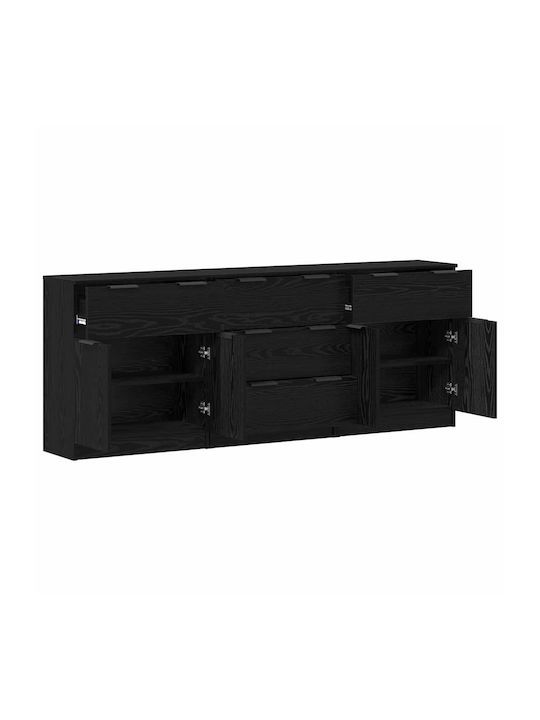 Bufet cu Sertare Black Oak 60x30x70cm