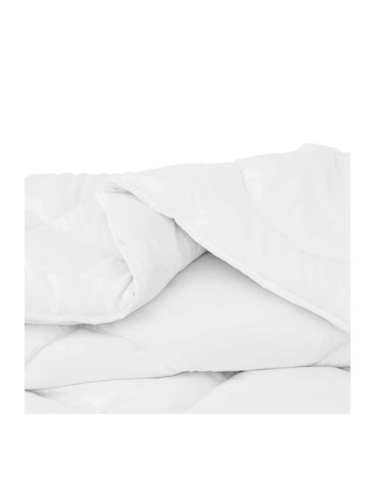vidaXL Duvet Set Double with Microfiber Filling 200x220cm White 3pcs