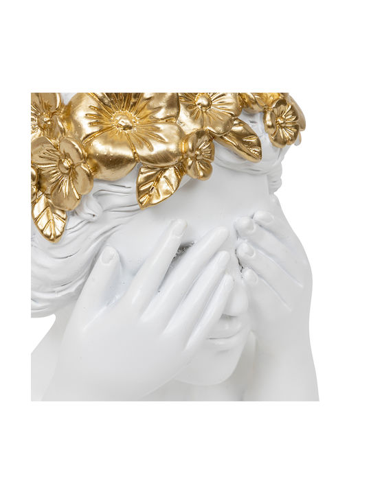 Decorative Bust Polyresin 16x14x20cm 1pcs