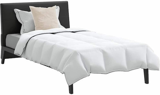 vidaXL Bettdecken-Set Einzelbett Daunen 150x200cm White 2Stück