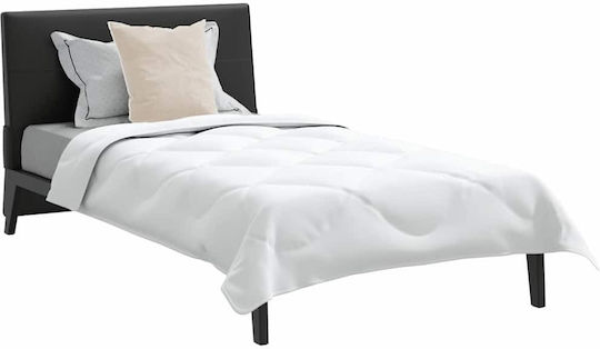 vidaXL Bettdecken-Set Einzelbett mit Microfiber-Füllung 140x220cm White 2Stück