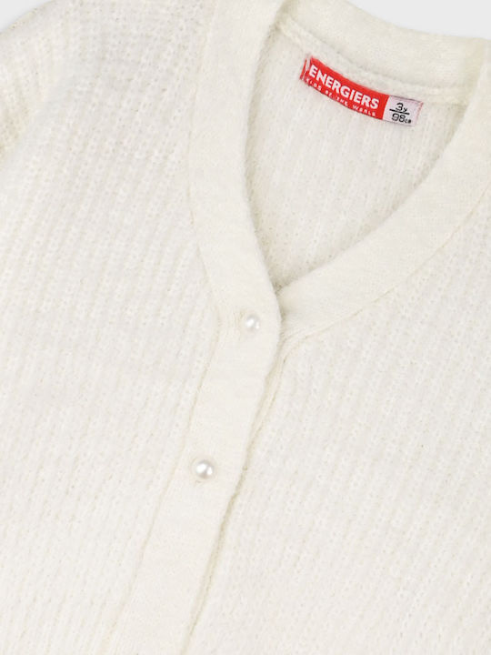 Kids Cardigan Knitted Ecru