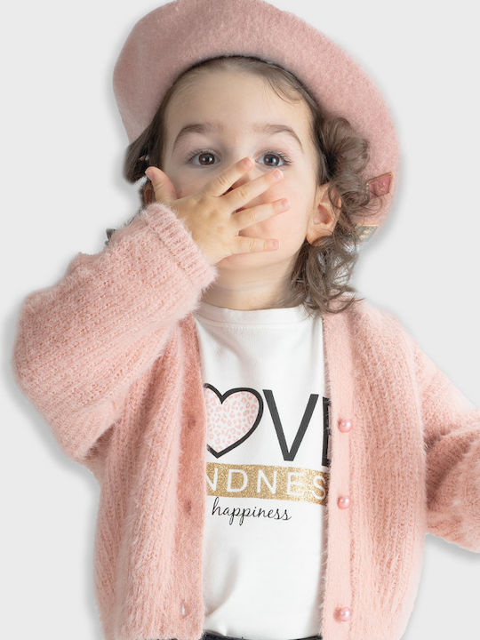 Kids Cardigan Knitted Ecru