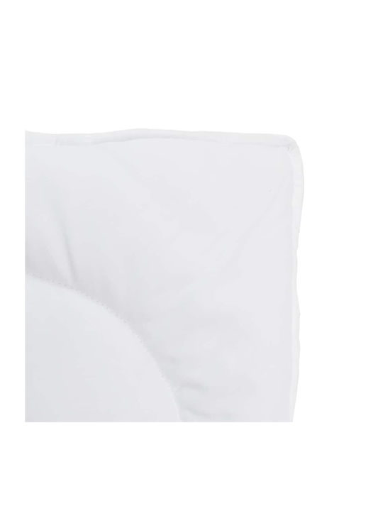 vidaXL Duvet Set Double with Microfiber Filling 200x200cm White 3pcs