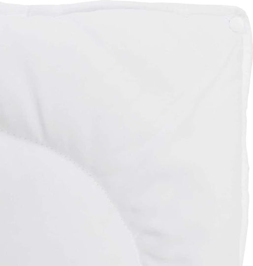 vidaXL Duvet Set Double with Microfiber Filling 200x200cm White 3pcs