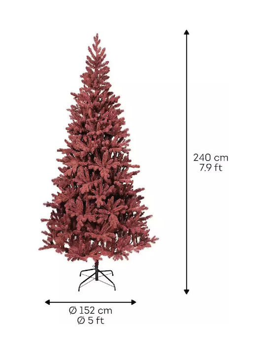 Christmas Tree 240cm Red