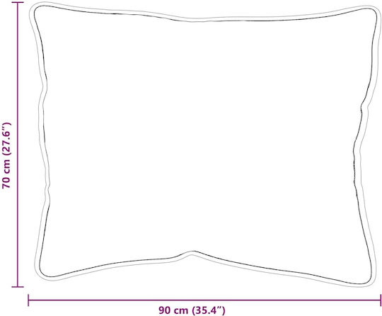 vidaXL Bettdecken-Set Doppelbett mit Microfiber-Füllung 200x220cm White 3Stück
