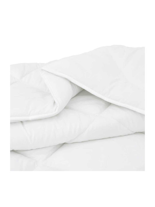 vidaXL Duvet Set Double with Microfiber Filling 200x200cm White 3pcs