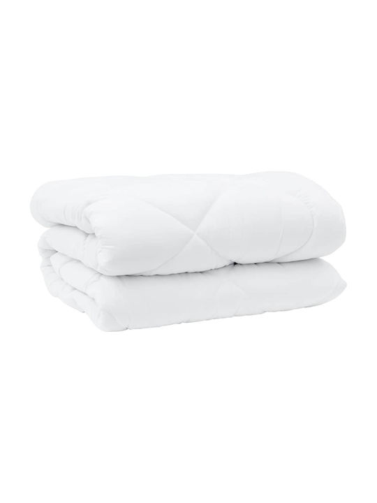 vidaXL Duvet Set Double with Microfiber Filling 200x200cm White 3pcs