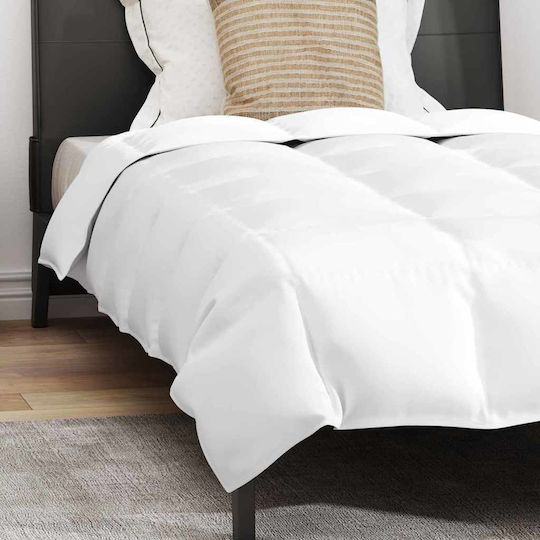 vidaXL Bettdecken-Set Einzelbett 155x200cm White 2Stück