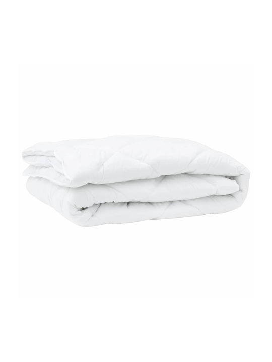 vidaXL Bettdecken-Set Großes Doppelbett mit Microfiber-Füllung 220x260cm White 3Stück
