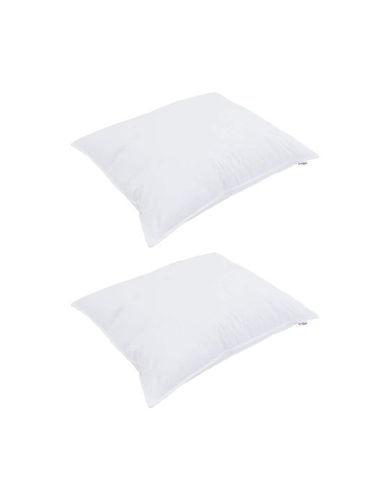 vidaXL Duvet Set Queen with Microfiber Filling 220x260cm White 3pcs