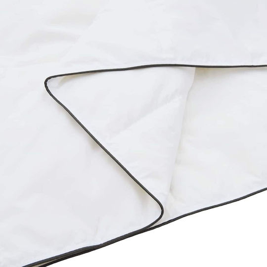 vidaXL Duvet Set Queen with Microfiber Filling 220x260cm White 3pcs