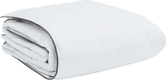 vidaXL Σετ Πάπλωμα Υπέρδιπλο με Γέμιση Microfiber 220x260εκ. Λευκό 3τμχ