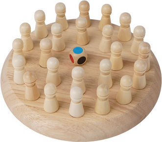 Kruzzel Holz-Schachfiguren Braun
