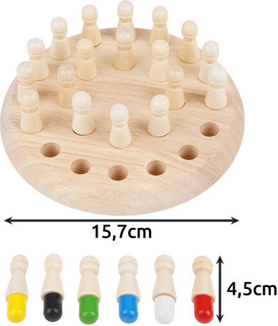 Kruzzel Holz-Schachfiguren Braun