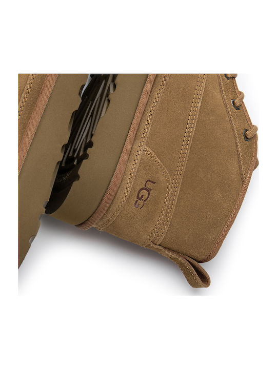 Neumel Suede Καφέ Chelsea Μποτάκια