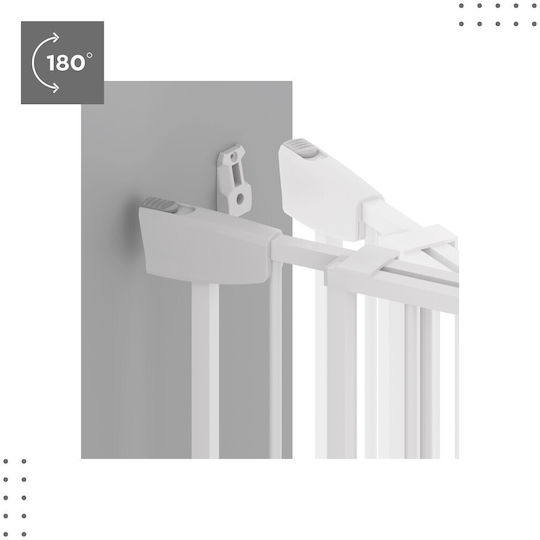 Tulano Ușa pentru Câini din Metal de Culoare Maro 108 x 70cm