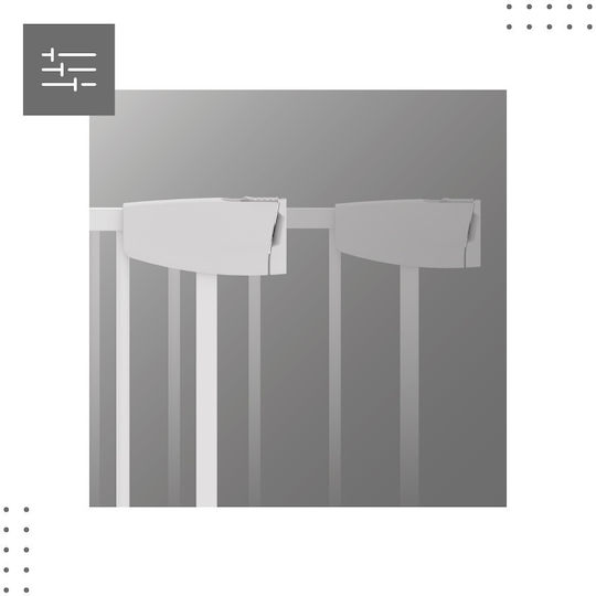 Tulano Ușa pentru Câini din Metal de Culoare Maro 108 x 70cm