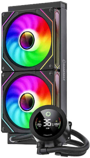 GameMax IceBurg 240 Digital Υδρόψυξη AIO CPU με 2 Ανεμιστήρες 120mm και ARGB Φωτισμό