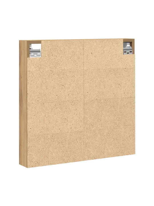 Ράφι Τοίχου Δρυός 60x8.5x58εκ.